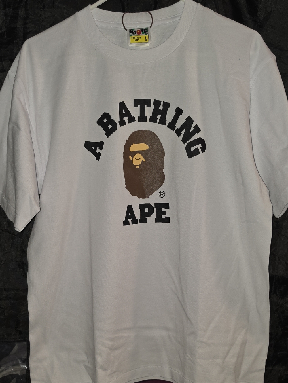 White Logo Graphic Tee